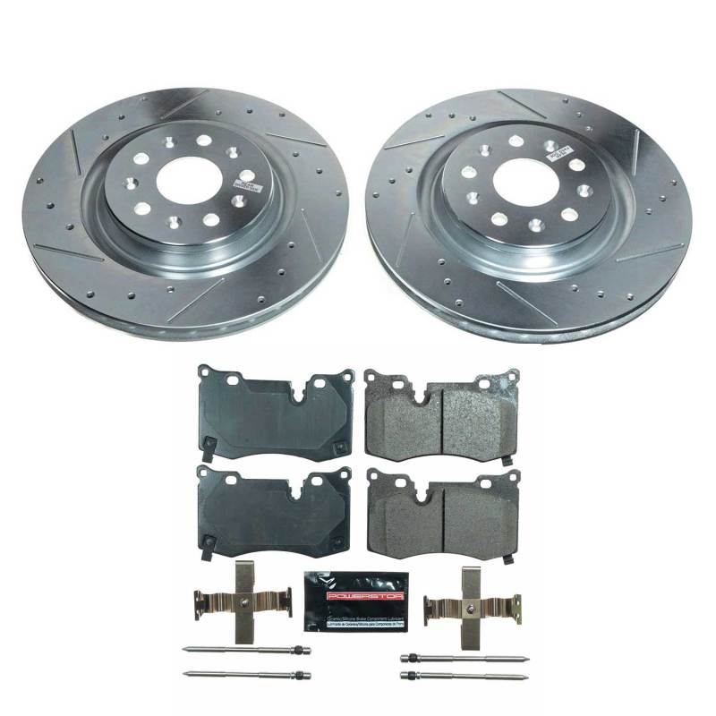 Power Stop 20-21 Chevrolet Corvette Rear Z23 Evolution Brake Kit-thumbmail-1