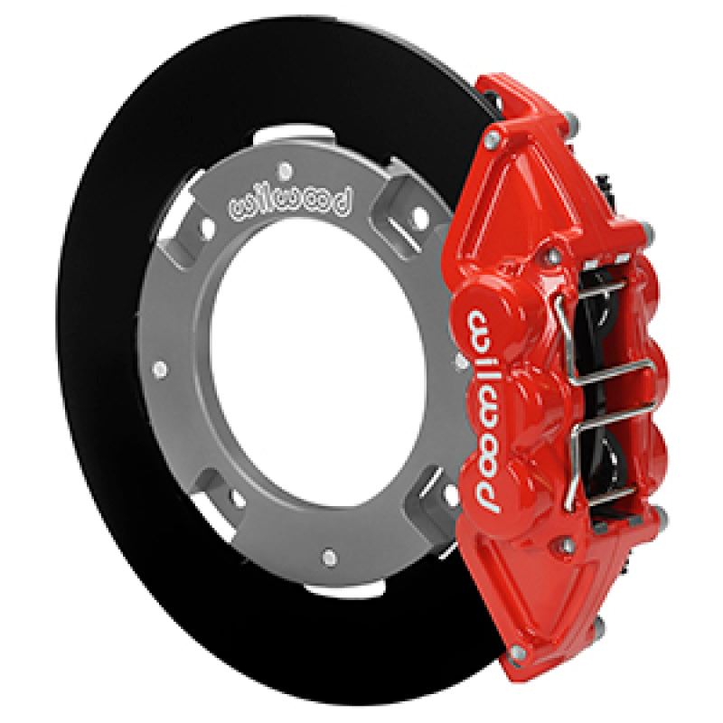 Wilwood 17-21 Can-Am X3RS Red 6-Piston Rear Kit 11.25in - Undrilled Rotors-thumbmail-1
