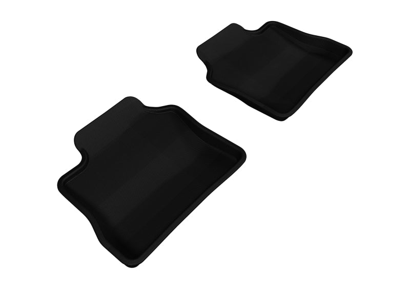 3D MAXpider 2010-2016 Porsche Panamera Kagu 2nd Row Floormats - Black-thumbmail-1