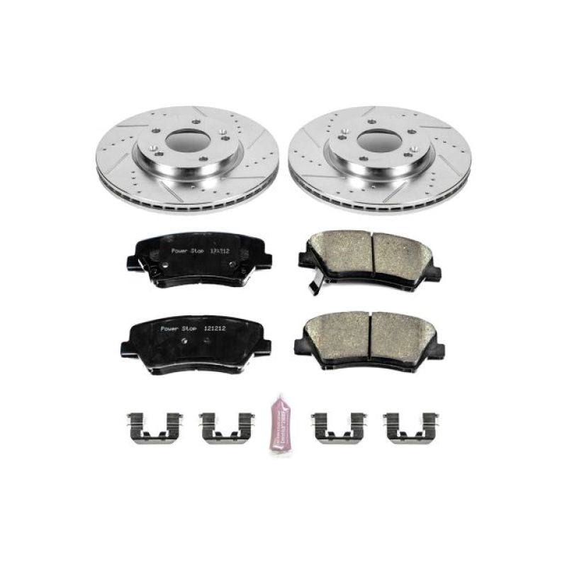 Power Stop 11-16 Hyundai Elantra Front Z23 Evolution Sport Brake Kit-thumbmail-1