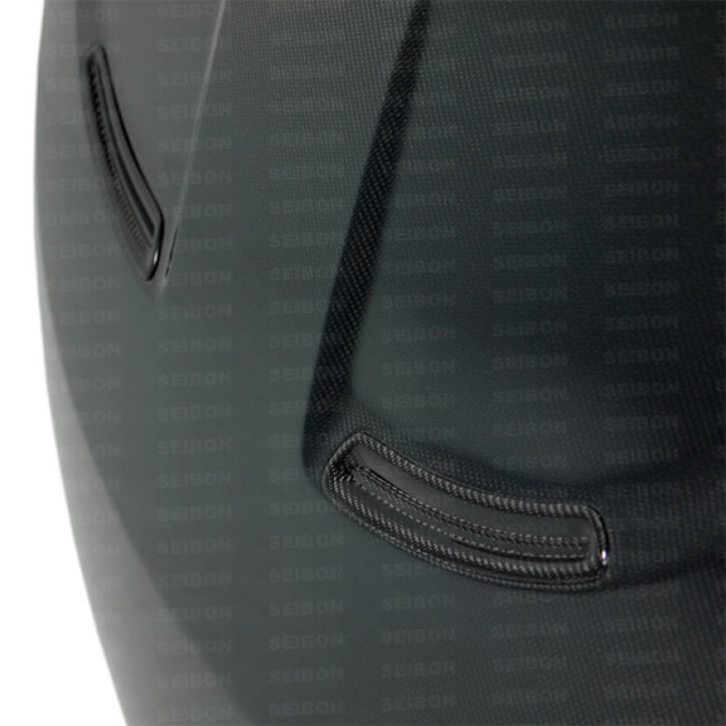 Seibon 12-13 Hyundai Veloster 2 Door Hatchback OEM Carbon Fiber Hood-thumbmail-1