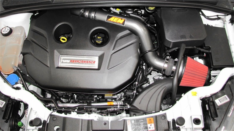 AEM 16-18 Ford Focus RS L4-2.3L F/I Gunmetal Gray Cold Air Intake-thumbmail-2