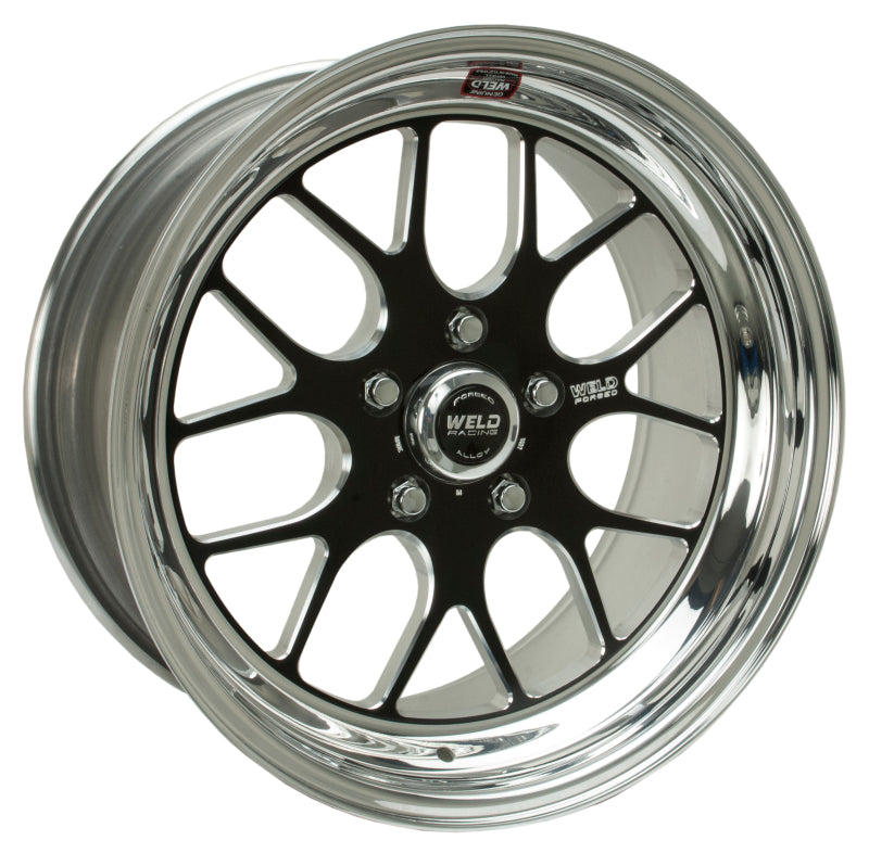 Weld S77 18x11.5 / 5x4.75 BP / 3.7in. BS Black Wheel (Low Pad) - Non-Beadlock-thumbmail-1