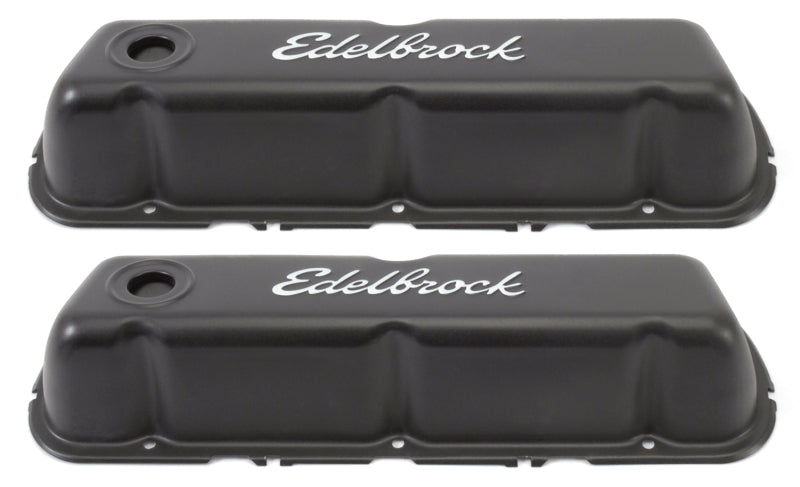 Edelbrock Valve Cover Signature Series Ford 260-289-302-351W CI V8 Black-thumbmail-1