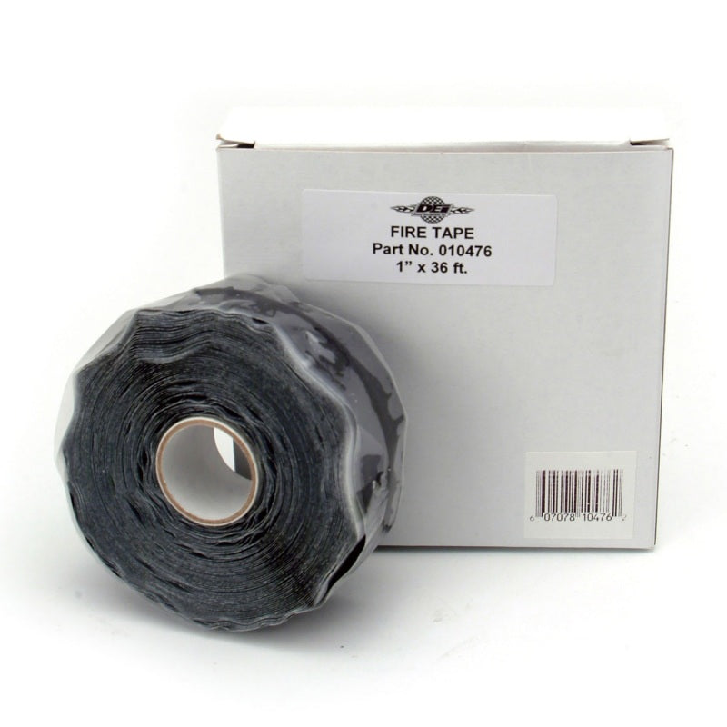DEI Fire Tape 1in x 36ft Roll - Self Vulcanizing Tape - Black-thumbmail-4