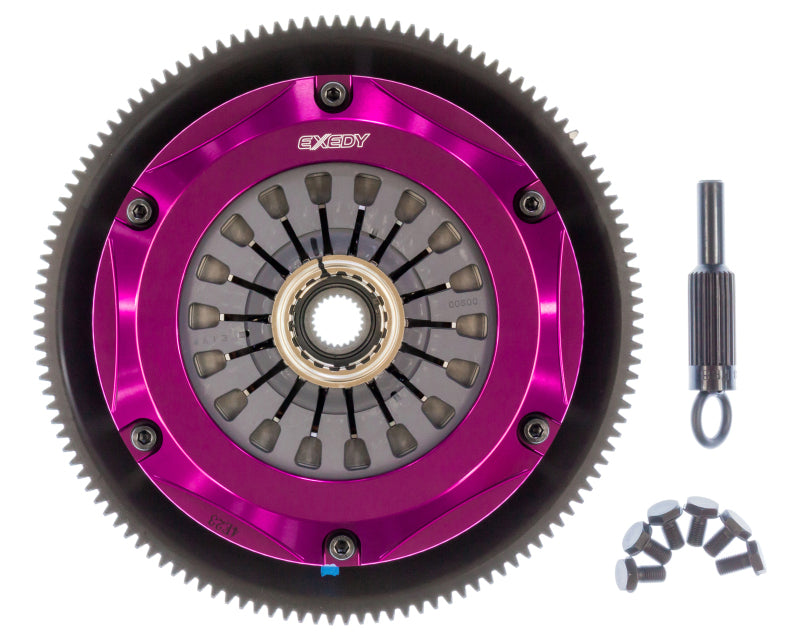 Exedy 1993-1995 Mazda RX-7 R2 Hyper Twin Cerametallic Clutch Sprung Center Disc Pull Type-thumbmail-3