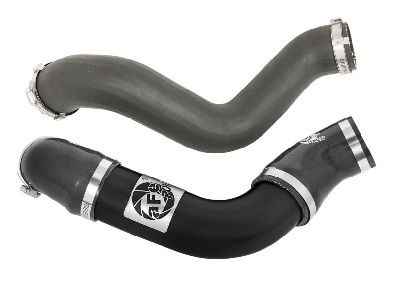 aFe BladeRunner 3in Intercooler Tube - Black Cold Side 15-16 Ford Mustang EcoBoost L4-2.3L (t)-thumbmail-4