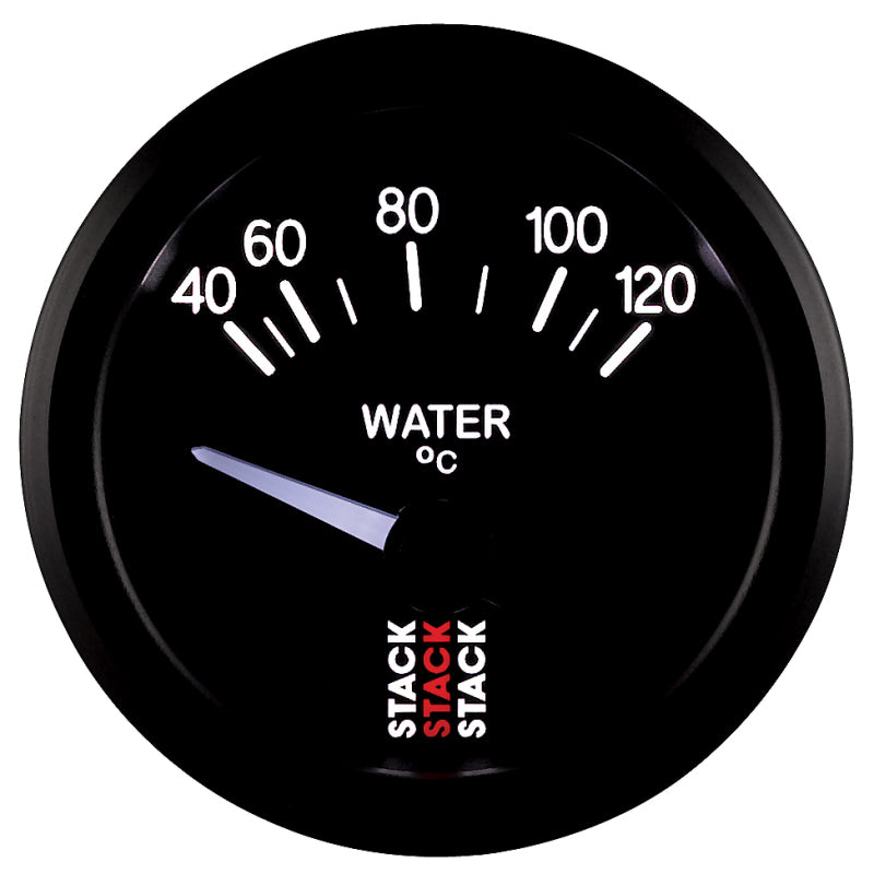 Autometer 52mm Stack Instruments 40-120 Degree C Electric Water Temperature Gauge - Black-thumbmail-4