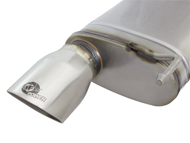 aFe MACHForce XP Exhausts Cat-Back SS-304 EXH w/ Polished Tips 15-16 Ford Mustang EcoBoost 2.3L (t)-thumbmail-2