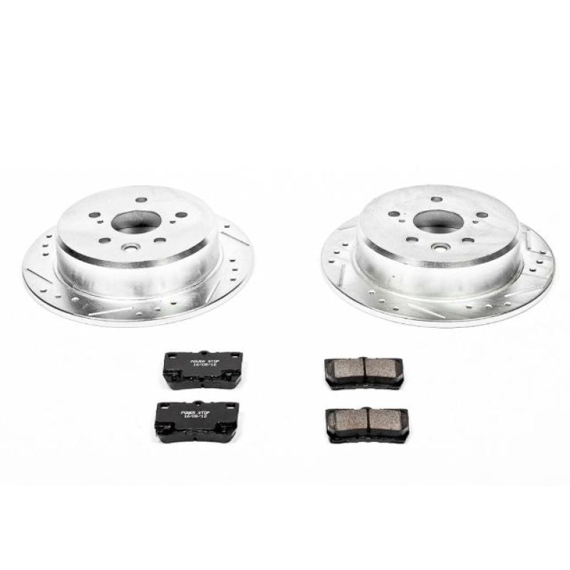 Power Stop 06-13 Lexus IS250 Rear Z23 Evolution Sport Brake Kit-thumbmail-1