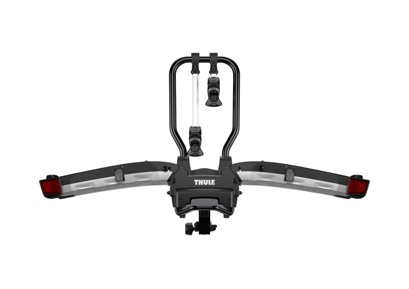 Thule EasyFold XT 2 - Fully Foldable Platform Hitch Bike Rack (Up to 2 Bikes) - Black/Silver-thumbmail-1
