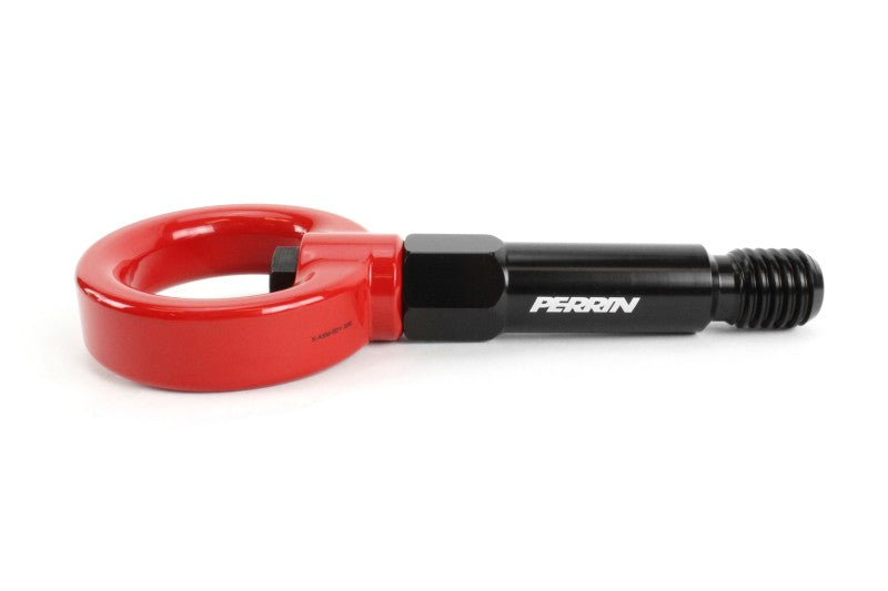 Perrin 2020 Toyota Supra Tow Hook Kit (Rear) - Red-thumbmail-5