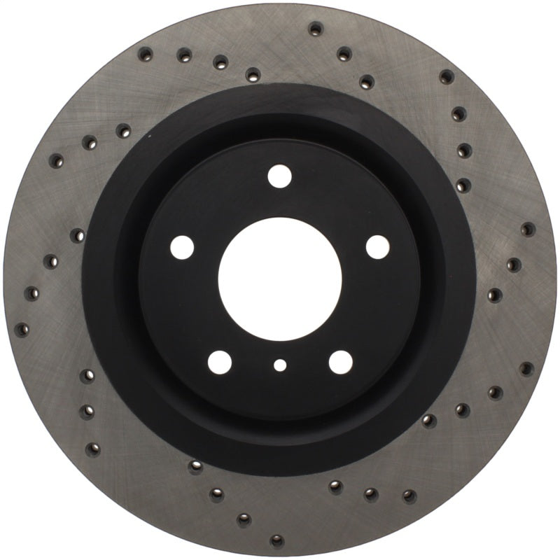 StopTech 08-09 Infiniti EX35 / 05-08 G35 / 09 G37 / 06-09 M35/M45 Drilled Left Front Rotor-thumbmail-4