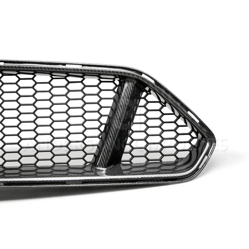 Anderson Composites 2018 Ford Mustang Type-GT Carbon Fiber Upper Grille-thumbmail-3