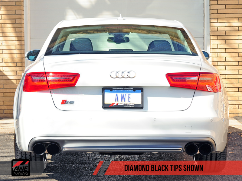 AWE Tuning Audi C7 / C7.5 S6 4.0T Track Edition Exhaust - Diamond Black Tips-thumbmail-8