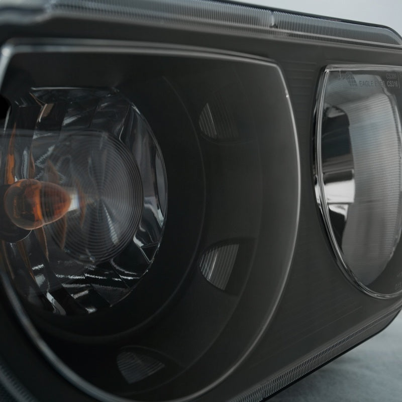 ANZO 2008-2014 Dodge Challenger Crystal Headlights Black-thumbmail-7