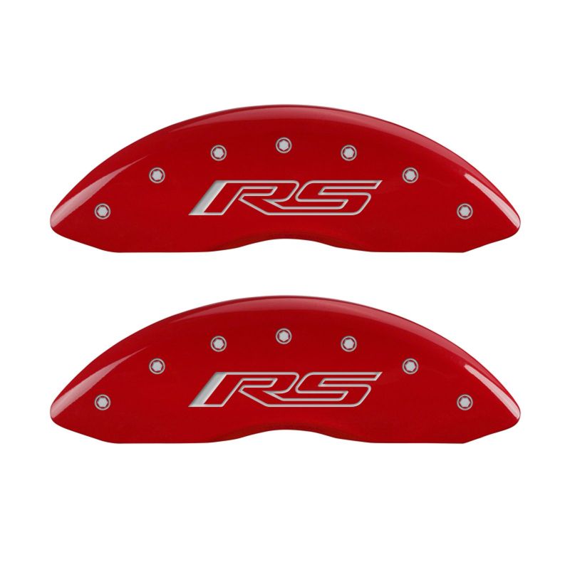 MGP 4 Caliper Covers Engraved Front & Rear Gen 5/RS Red finish silver ch-thumbmail-2