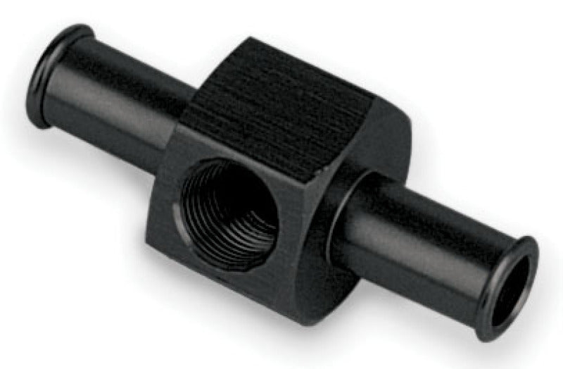 Moroso Fuel Pressure Gauge Fitting - 3/8in Line w/Hose Fitting-thumbmail-1