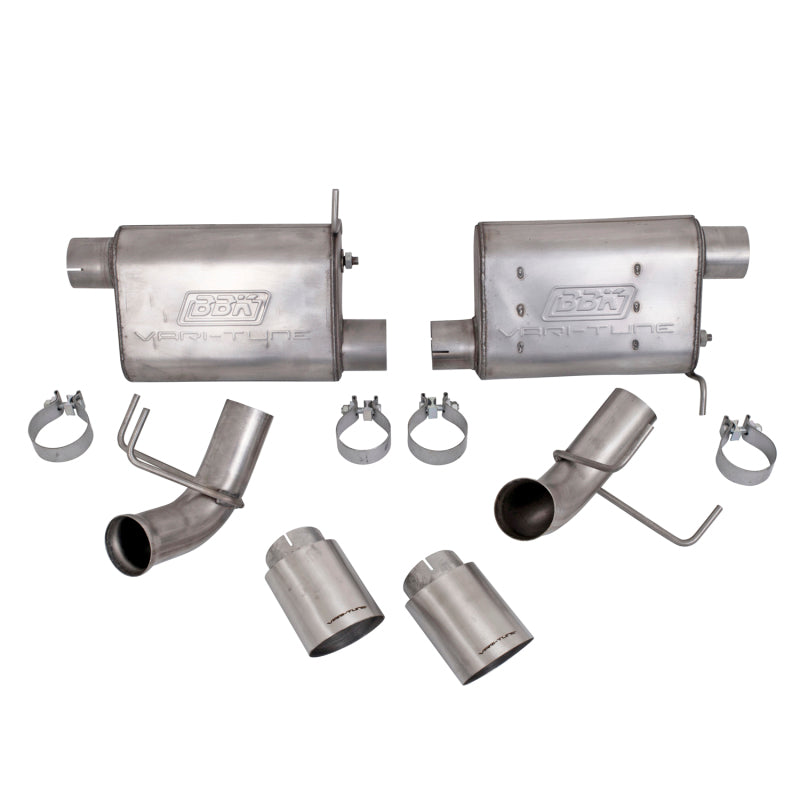 BBK 11-14 Mustang GT VariTune Axle Back Exhaust Kit (Stainless Steel)-thumbmail-2