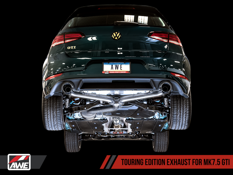 AWE Tuning Volkswagen GTI MK7.5 2.0T Touring Edition Exhaust w/Diamond Black Tips 102mm-thumbmail-2