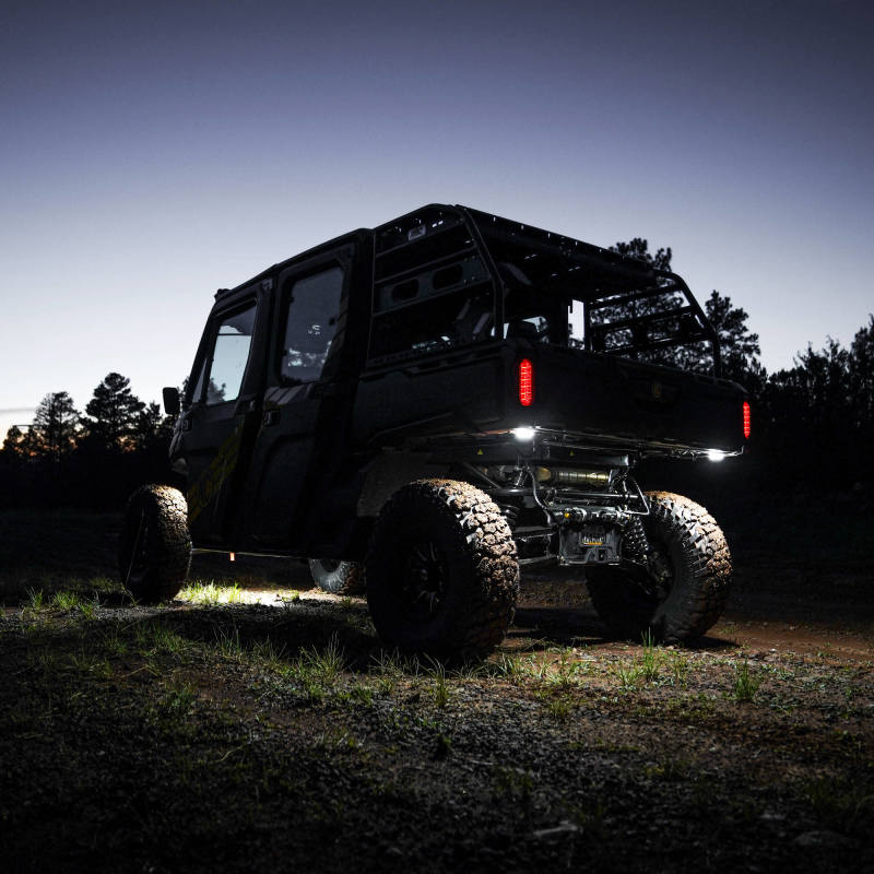 KC HiLiTES Cyclone V2 2.2in. LED Accessory Light 5w Flood Beam (Single) - Clear Lens-thumbmail-5