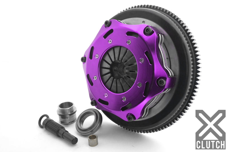 XClutch 88-90 Nissan 180SX S13 1.8L 7.25in Twin Solid Ceramic Clutch Kit-thumbmail-1