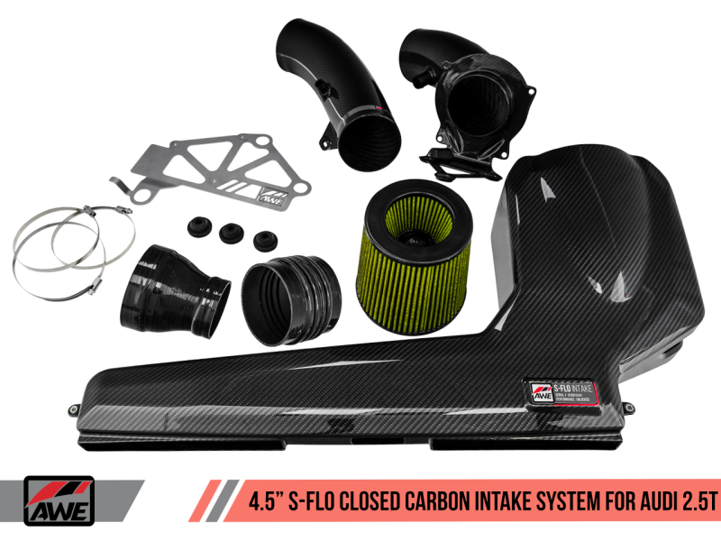 AWE Tuning Audi RS3 / TT RS S-FLO Closed Carbon Fiber Intake-thumbmail-5