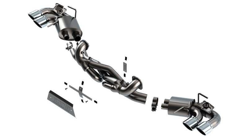 Borla 20-23 Chevrolet Corvette Stingray ATAK Cat-Back Exhaust System (Euro Spec)-thumbmail-1