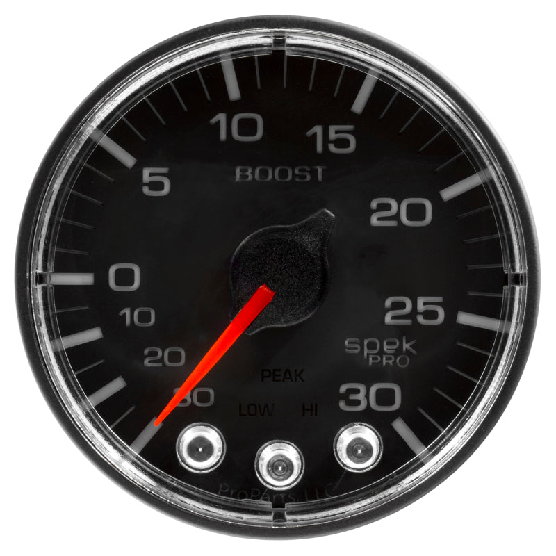 Autometer Spek-Pro 52.4mm 30inHG-30PSI Digital Stepper Motor Vac/Boost Gauge-thumbmail-2
