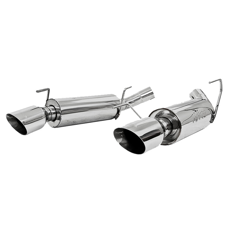 MBRP 05-10 Ford Mustang GT 5.0/Shelby GT500 Dual Mufflers Axle Back Split Rear T304-thumbmail-2