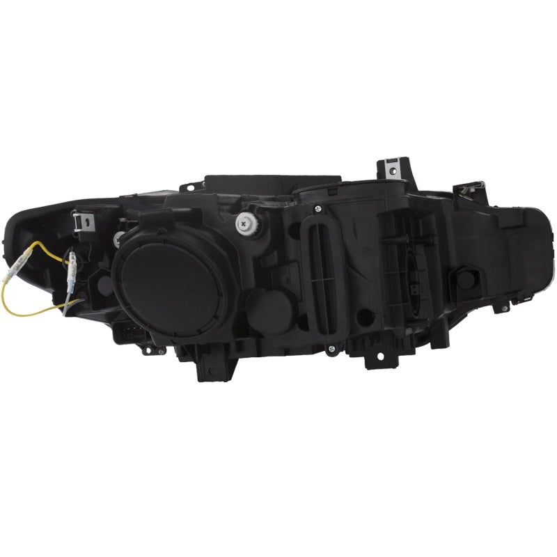 ANZO 2012-2015 BMW 3 Series Projector Headlights w/ U-Bar Black-thumbmail-8