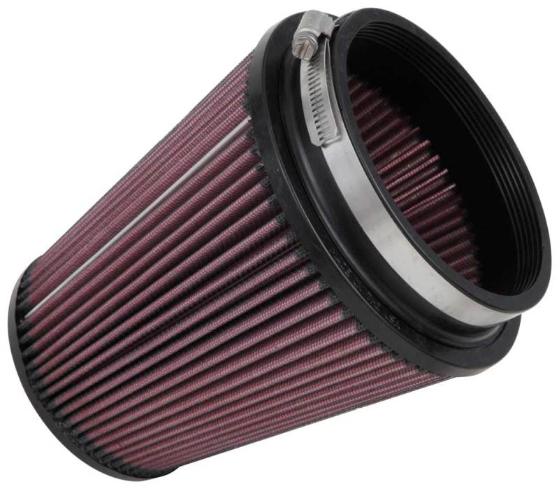K&N Filter Universal Rubber Filter 5 inch Flange 6 1/2 inch Base 4 3/8 inch Top 7 inch Height-thumbmail-3