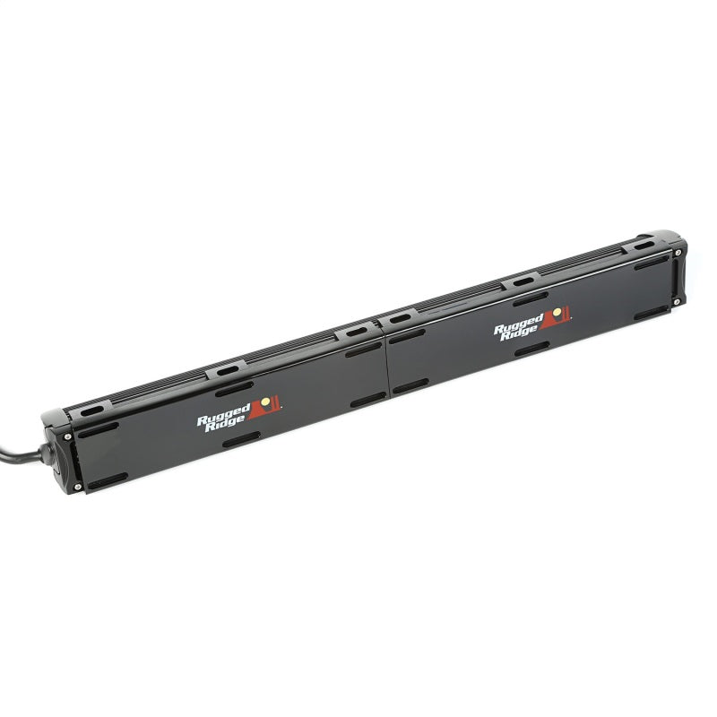 Rugged Ridge 20in Light Bar Cover Kit Black-thumbmail-3