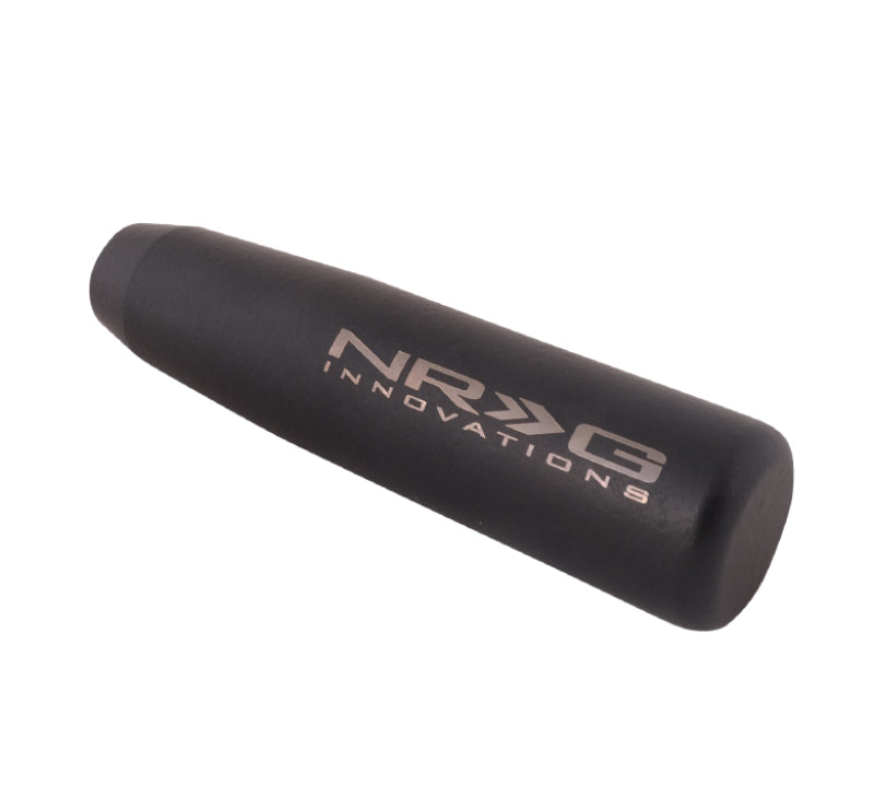 NRG Universal Short Shifter Knob - 5in. Length / Heavy Weight 1.27Lbs. - Black Wrinkle Finish-thumbmail-3