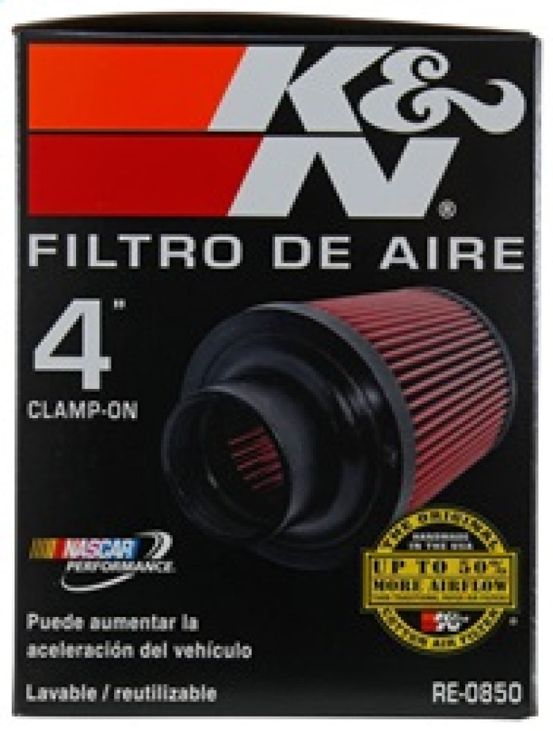 K&N Universal Air Filter (4in. Flange / 6in. Base OD / 4-5/8in. Top OD / 6in. Height)-thumbmail-7