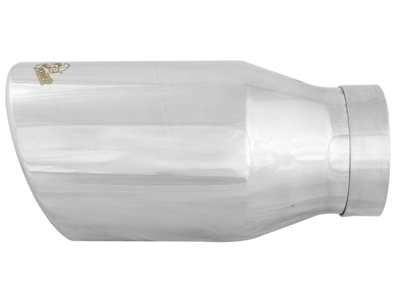 aFe Diesel Exhaust Tip Bolt On Polished 4in Inlet x 6in Outlet x 12in Length-thumbmail-3