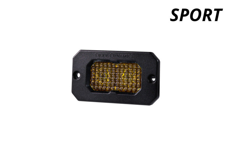 Diode Dynamics Stage Series 2 In LED Pod Sport - Yellow Flood Flush ABL Each-thumbmail-3