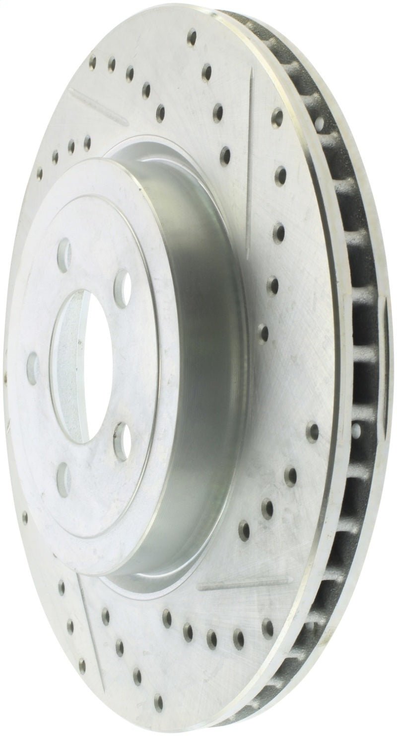 StopTech Select Sport 10-14 Dodge Challenger Drilled and Slotted Front Left Brake Rotor-thumbmail-3