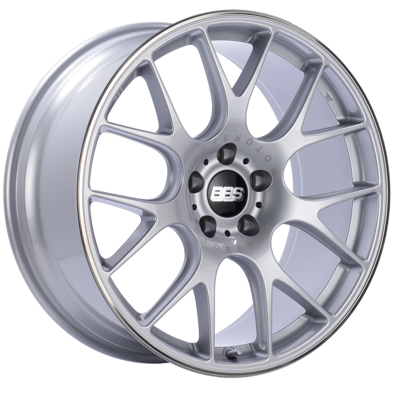 BBS CH-R 20x9 5x120 ET24 Brilliant Silver Polished Rim Protector Wheel -82mm PFS/Clip Required-thumbmail-1