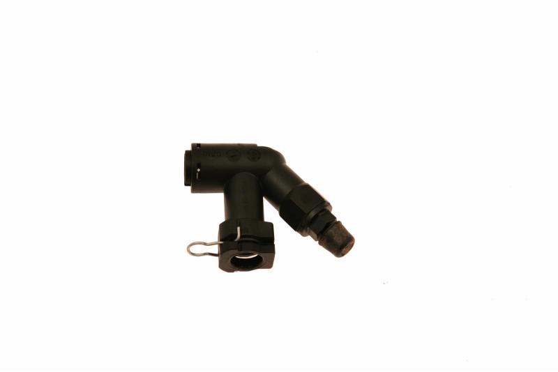 McLeod Fitting Elbow Connector W/Bleed Screw For Wire Clip Male Plug In Fittings-thumbmail-1