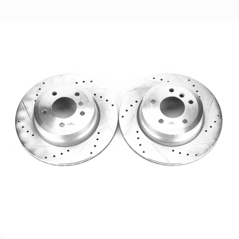 Power Stop 08-13 BMW 135i Rear Evolution Drilled & Slotted Rotors - Pair-thumbmail-1