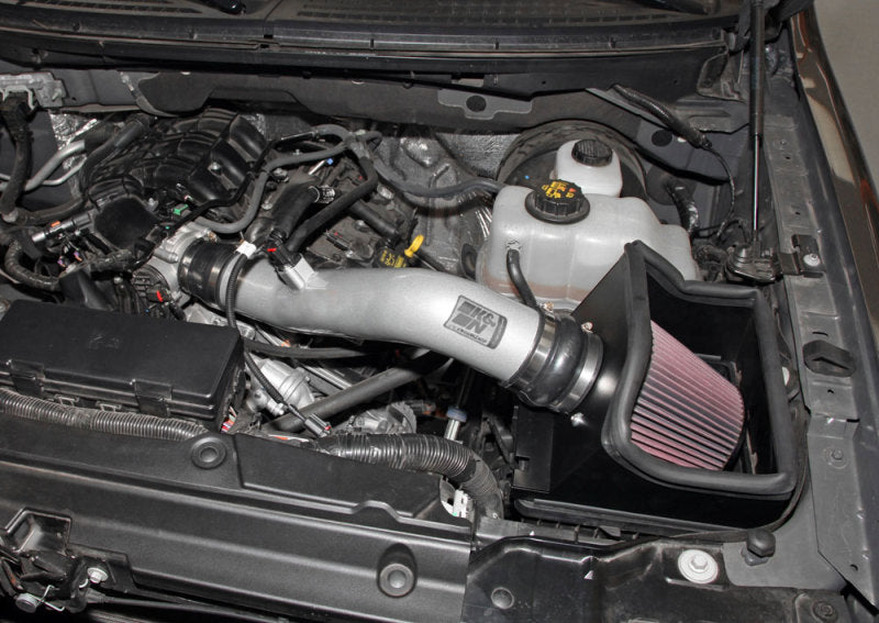 K&N 11-13 Ford Edge 3.5/3.7L-V6 Silver High Flow Performance Kit-thumbmail-4