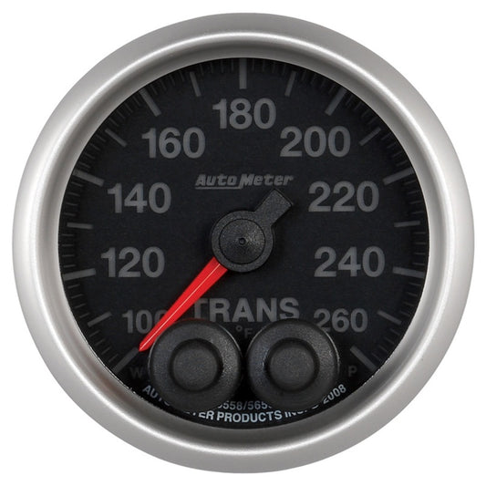 Autometer Elite 52mm 100-260 Degress F Trans Temperature Peak and Warn Gauge w/ Electonic Control