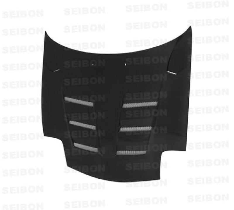 Seibon 93-02 Mazda RX7 FD3S TS Style Carbon Fiber Hood-thumbmail-2
