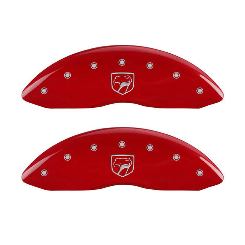 MGP 4 Caliper Covers Engraved Front Gen 2/Viper Engraved Rear Gen 2/Snake Red finish silver ch-thumbmail-4