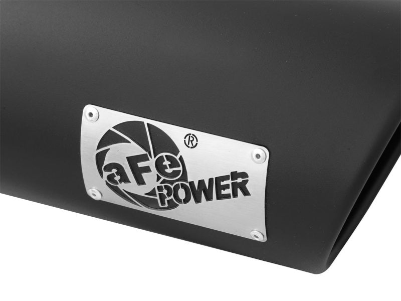 aFe Diesel Exhaust Tip Bolt On Black 5in Inlet x 6in Outlet x 12in Long-thumbmail-2