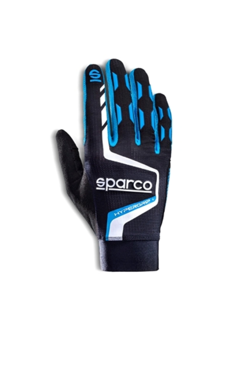 Sparco Gloves Hypergrip+ 10 Black/Blue-thumbmail-1