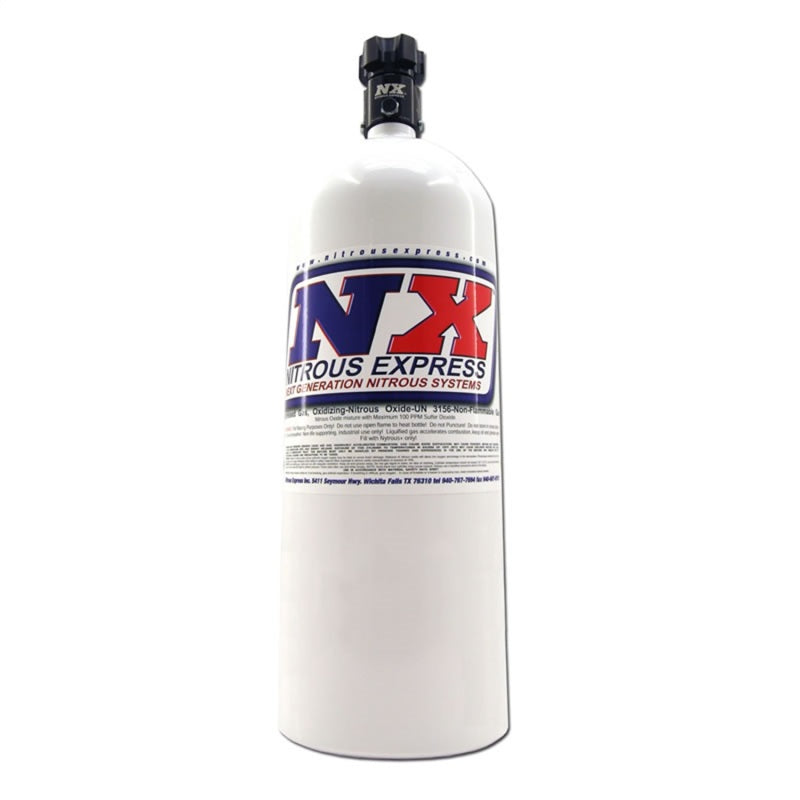 Nitrous Express 15lb Bottle w/Lightning 500 Valve (6.89 Dia x 26.69 Tall)-thumbmail-2