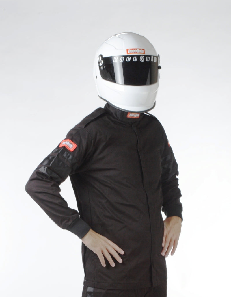 RaceQuip Black SFI-1 1-L Jacket - 2XL-thumbmail-1