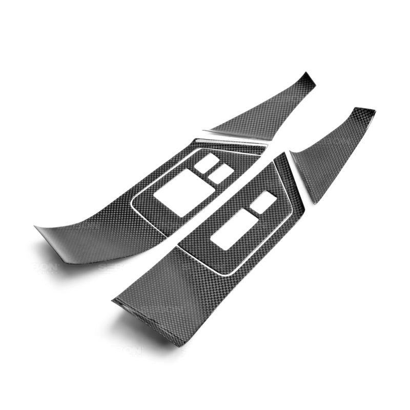 Seibon 09-14 Nissan GTR Carbon Fiber Door Trim Set (12 PCS)-thumbmail-3